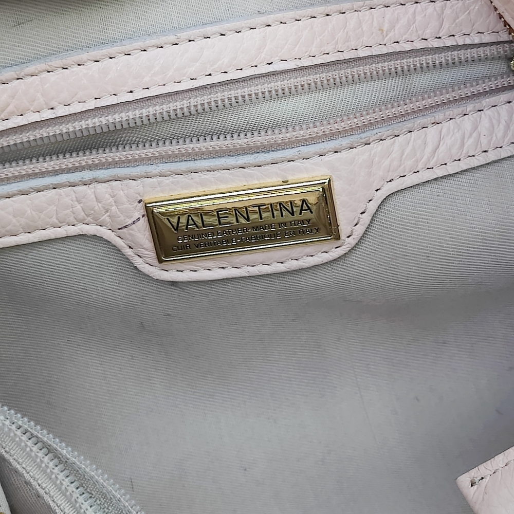 Valentina Large Pebbled Leather Tote - Picture 6 of 7